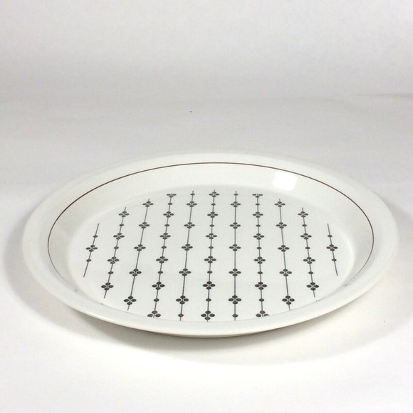 Arabia Finland Kartano round platter, Esteri Tomula Vintage Scandinavian Modern - Picture 3 of 6